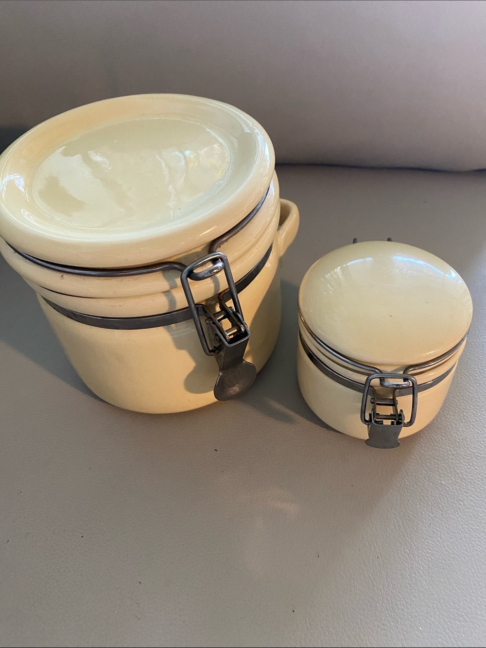 Vintage ceramic Canisters